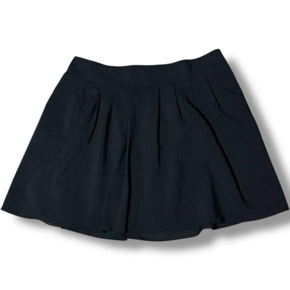 A New Day NWT XL Ebony Fully Lined High Wide Waistband Fit and Flare Mini Skirt - Picture 13 of 15